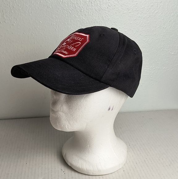 Kansas City Southern Lines Embroidered Logo Cap/Hat Black - Picture 2 of 7
